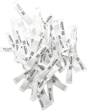 a pile of white tape - wrapped in white paper