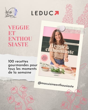 Veggie et enthousiaste, aux éditions Leduc.