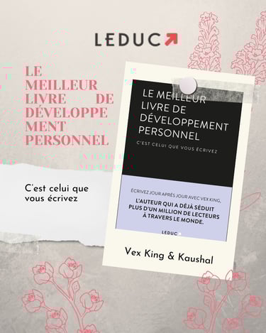 Le meilleur livre de développement personnel, de Vex King et Kaushal.