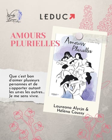 Amours plurielles, une bande dessinée sur le polyamour, aux éditions Leduc.