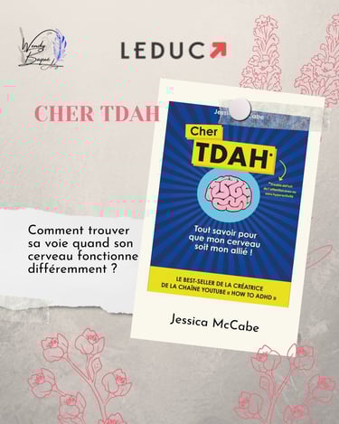 Cher TDAH, de Jessica McCabe, aux éditions Leduc.
