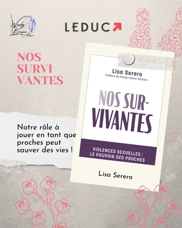 Nos survivantes de Lisa Serero aux éditions Leduc.