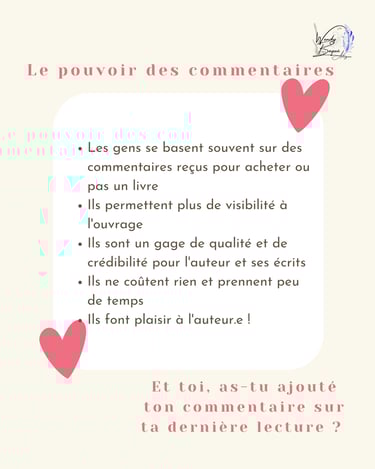 Le pouvoir des commentaires.