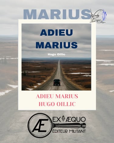 Visuel pour la chronique du thriller "Adieu Marieus" de Hugo Oillic.