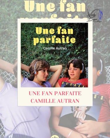 Montage visuel pour "Une fan parfaite" de Camille Autran, aux éditions Cherche Midi.