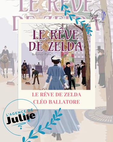 Visuel pour la chronique littéraire de "Le rêve de Zelda" de Cléo Balaltore. 