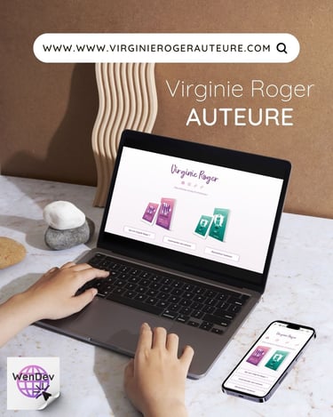 Site de Virginie Roger, auteure.