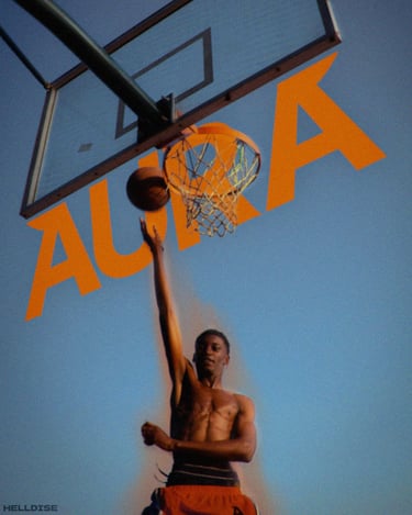 Poster Design Aura desenvolvida por Helldise Design