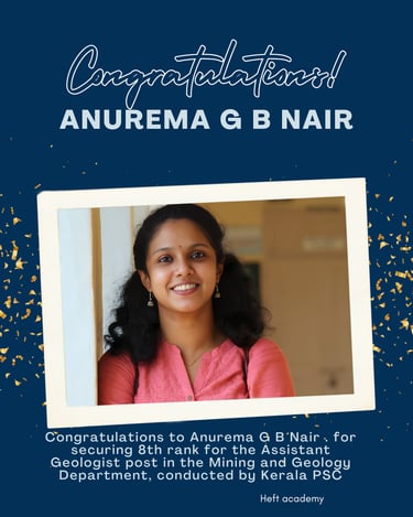 Kerala PSC assistant geologist ,Mining and geology department kerala