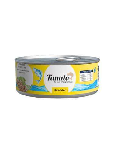 Raya FMCG's Tunato Brand: Shredded Tuna in Soyabean Oil/Sunflower Oil for export and private label.