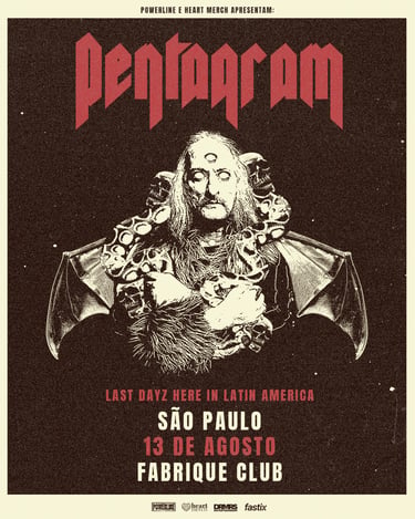 O Adeus dos Pioneiros do Doom: Pentagram anuncia show de despedida em São Paulo