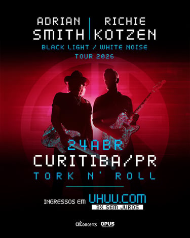 Smith/Kotzen trazem a turnê "Black Light/White Noise" a Curitiba em abril