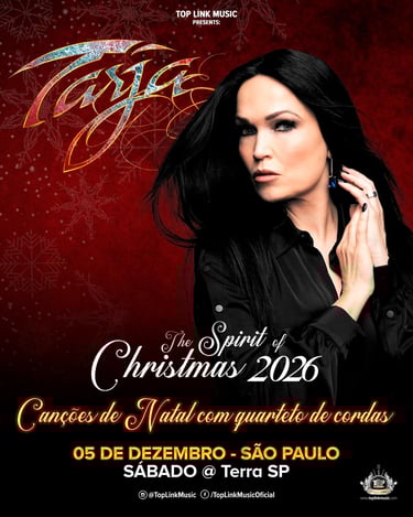 Natal Sinfônico: Tarja Turunen confirma concerto "The Spirit Of Christmas" em São Paulo