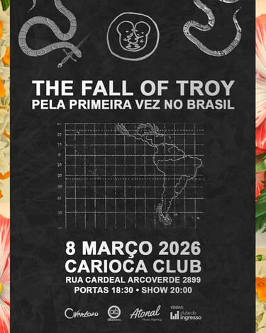 The Fall of Troy, referência do post-hardcore técnico, em São Paulo neste domingo (8)