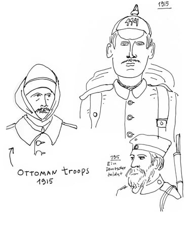 Sketch by Seseg Jigjitova