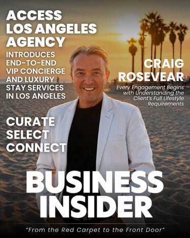 Craig Rosevear, founder of Access Los Angeles Agency, featured in Business Insider for launching end