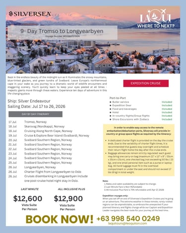 9-day Tromso to Longyearbyen