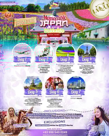 Japan Lavender Hokkaido LaQui Tours