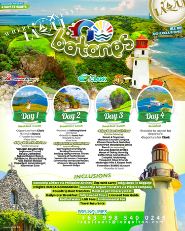 Philippines Batanes LaQui Tours