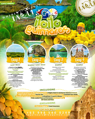 Philippines Iloilo-Guimaras LaQui Tours