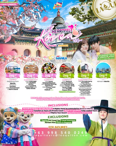 South Korea Heartfelt Spring & Summer LaQui Tours