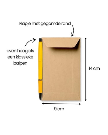 Kraft zaadzakjes om je zaden te bewaren. Te koop bij Bol.com.