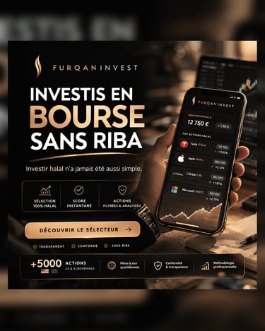 Selecteur actions Halal bourse