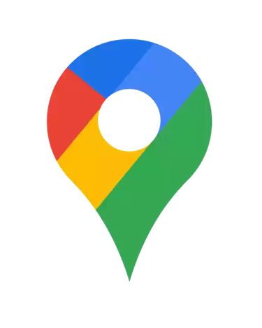 Smartphone GPS navigation showing a direct route to a business entity, illustrating semantic search