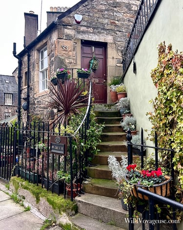 Entrée décorée pour Noël