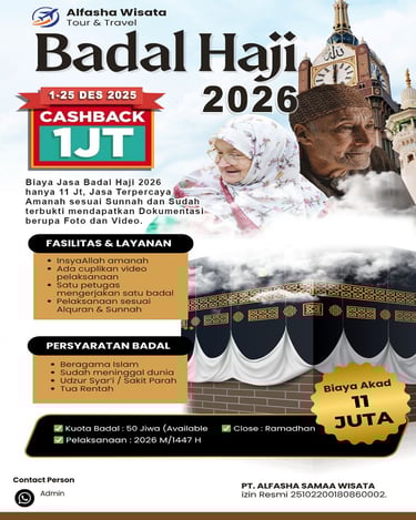biaya badal haji 2026