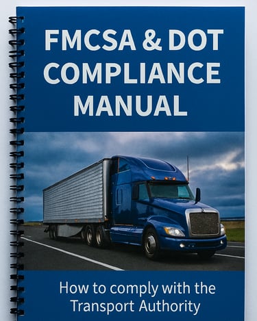 Complete federal logistics compliance binder system for trucking carriers