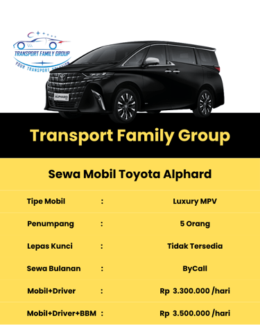 sewa mobil toyota alphard lhokseumawe aceh