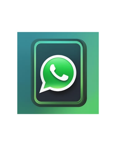 a green square with a phone and a phone