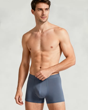 Men's Underwear Collection: Moisture-Wicking Cotton Boxer Briefs & Trunks  OEM Custom Service