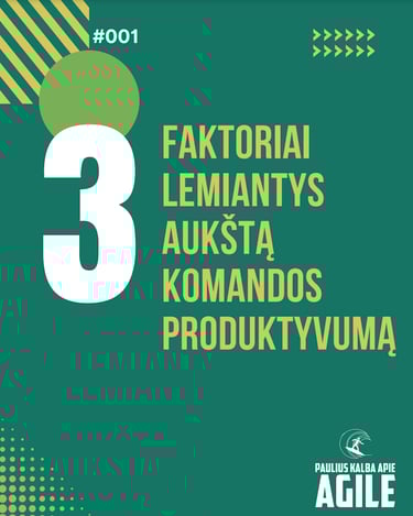 aukštas produktyvumas