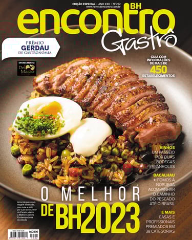 3o Lugar 2023 Revista Encontro Gastrô BH