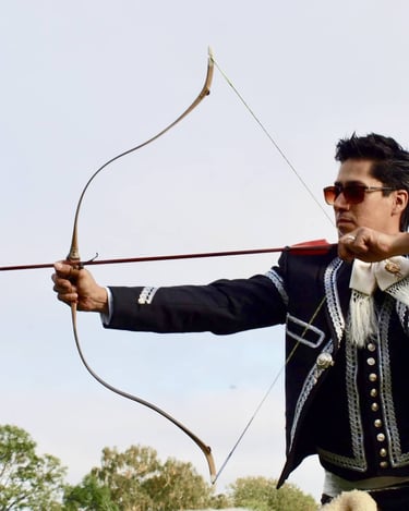 mexican equestrian archery warrior