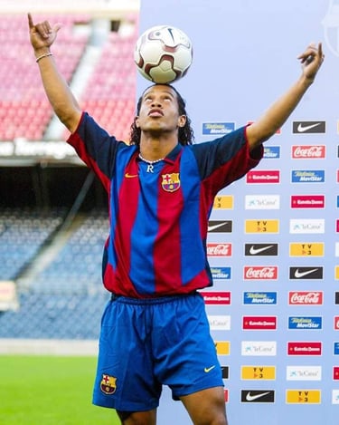 Freestyle Football at Ronaldinho's Presentation in Barcelona