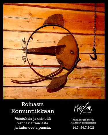 Haiharan Taidekeskus- Markon näyttely 14.6.-26.7.