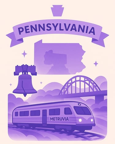 Official Brand Logo of Metruvia for Pennsylvania