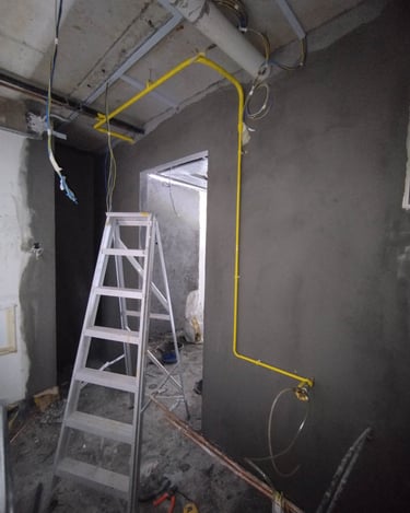 side view of API pipe jackering