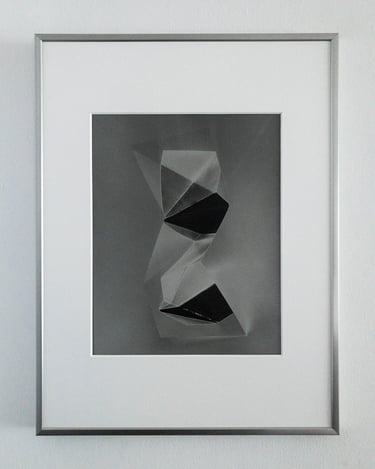 a black and white photograph of a black and white photograph of a black and white