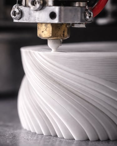 the house of chandira 3d printed lamps