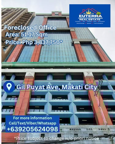 Foreclosed office in Makati City