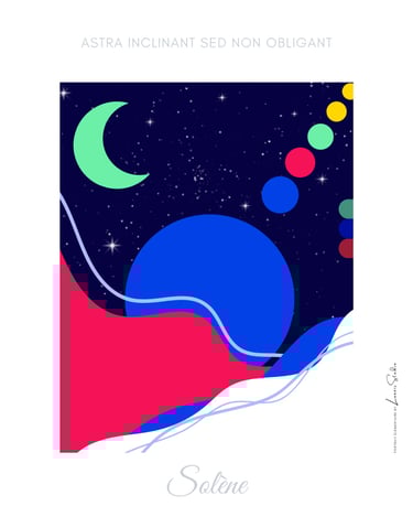 affiche personnalisée design Solène