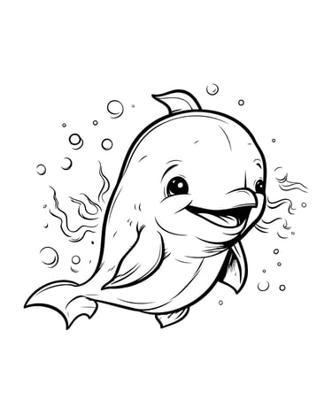 coloriage dauphin