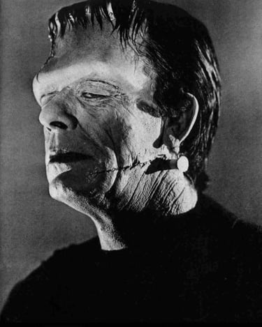 Glenn Strange as the Frankenstein Monster