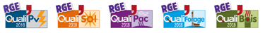 RGE qualipv, qualisoi, qualiPac, qualiFroid, qualiBois