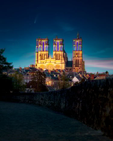 Paysage urbain graphique et architectural par David Keochkerian