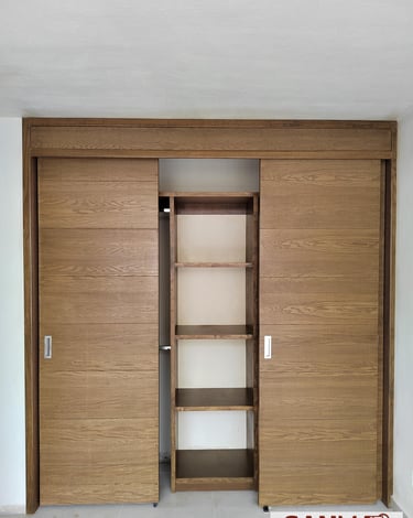 closet de madera fraccionamiento